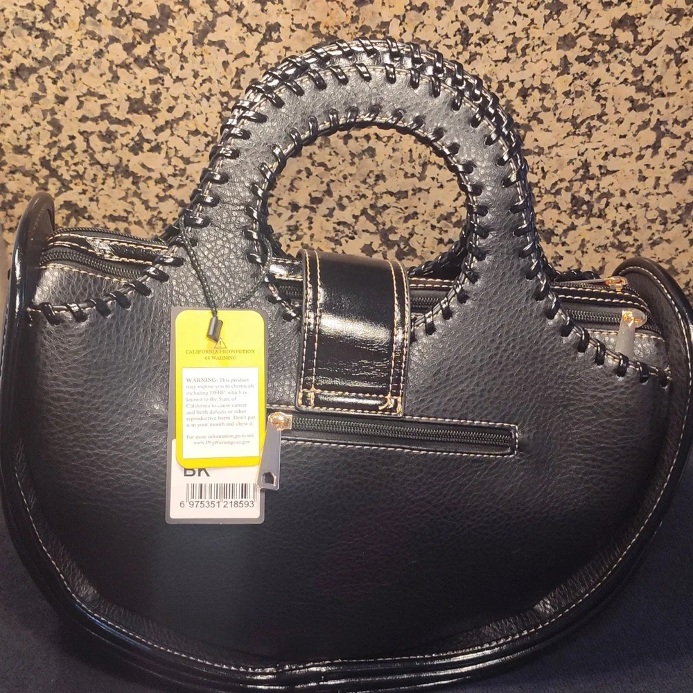 Chic Multicolor Leather Shoulder Bag - Picture 2 of 7
